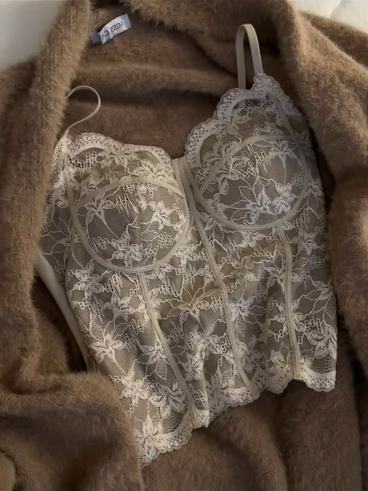 Chaleco de encaje de cabello