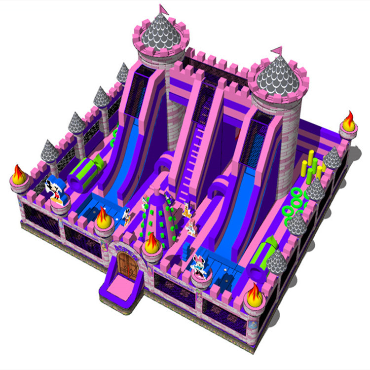 充气城堡室外蹦蹦床商场中庭闯关百万海洋球池跳床淘气堡充气式