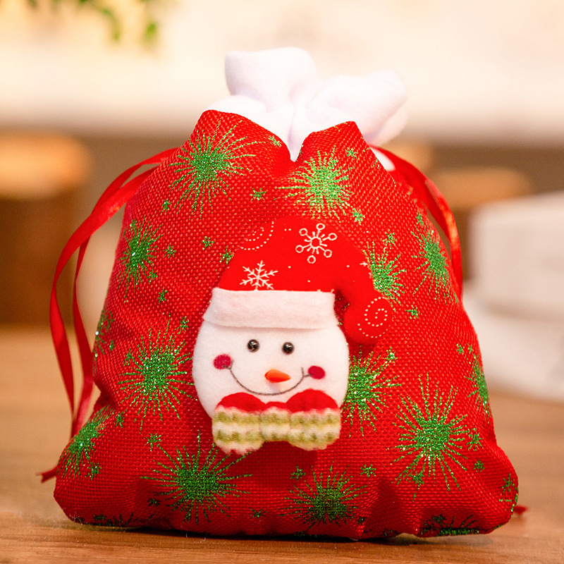 Caja de regalo de manzana de Navidad Nochebuena pequeña bolsa de regalo decoración caja de regalo para niños embalaje de bolsa de regalo