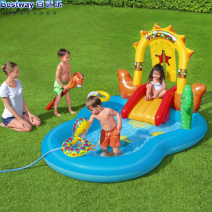 Original Genuine Bestway Inflatable Ocean Ball Pool Infants and Young Kidsren Paddling Pool Swimming Pool Thickeneded Sand Pool 53118