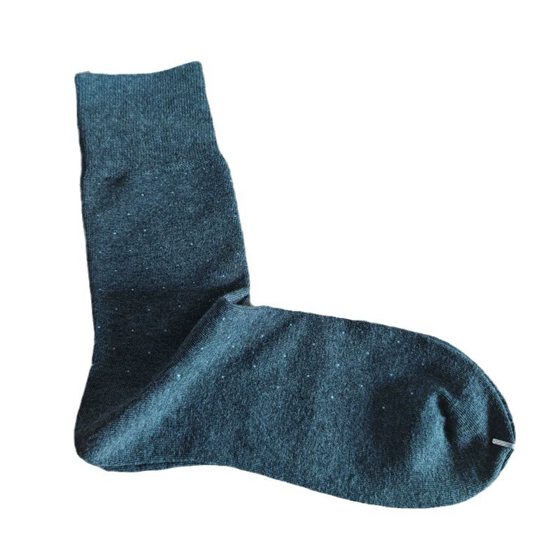 Blue breathable thin knee socks