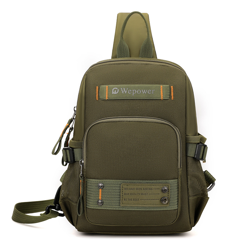 WEPOWER nuevo tipo de gran capacidad de viaje diario portátil mochila de hombro funcional bolso de pecho práctico