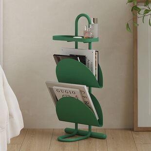 Sofa Side Table Living Room Balcony Coffee Table Cream Style Magazine Newspaper Rack Bedroom Bedside Rack Side Corner Table