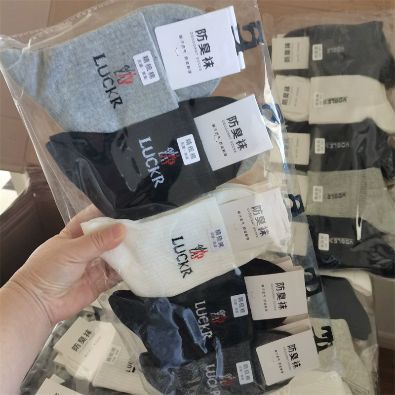 Демисезонные гольфы из combed cotton, середина голени