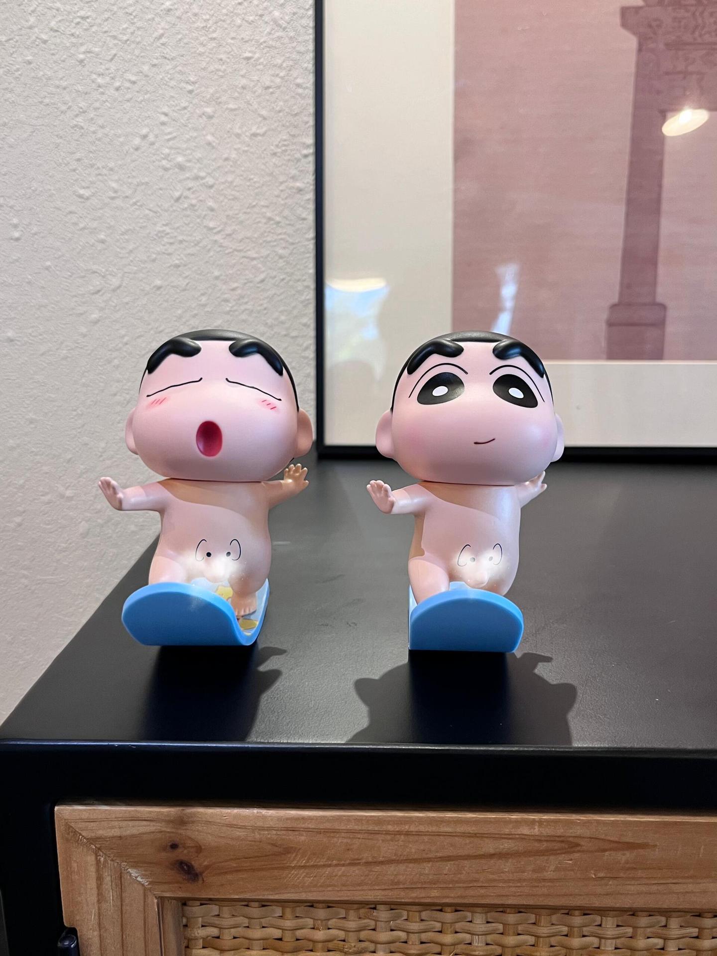 Cute Naked Surfing Crayon Shin-Chan Doll Desktop Ornament Car Decoration Trendy Toy Gift