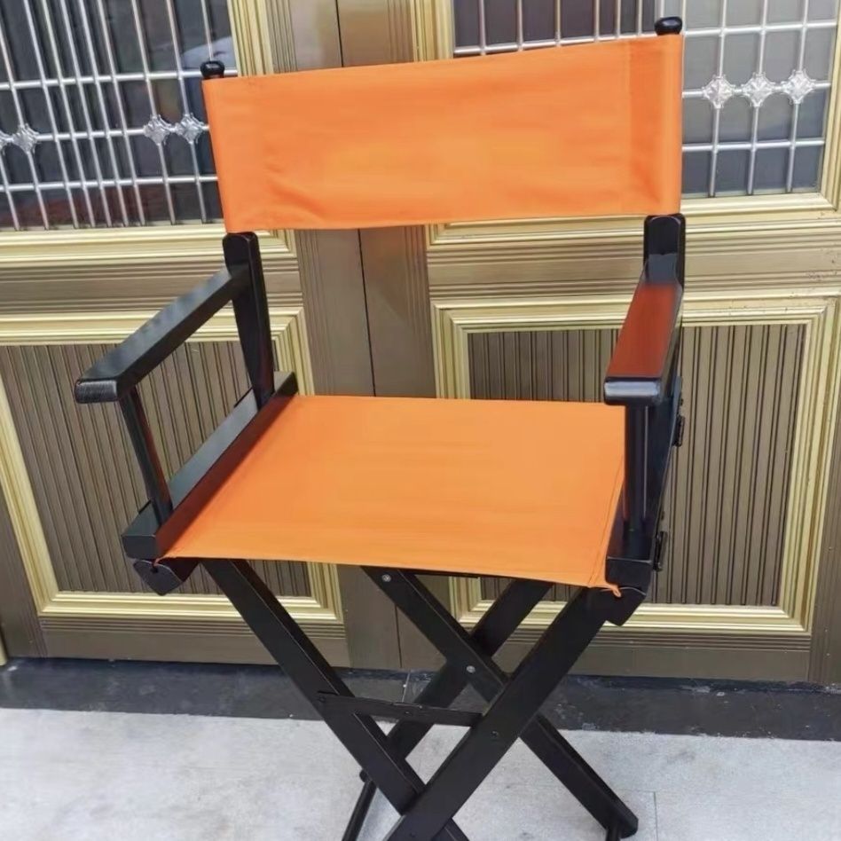 Silla de madera sólida silla de ocio silla de dormitorio silla de bar alto silla de fotos de red silla de empresa de exhibición de clavos taburete LOGO