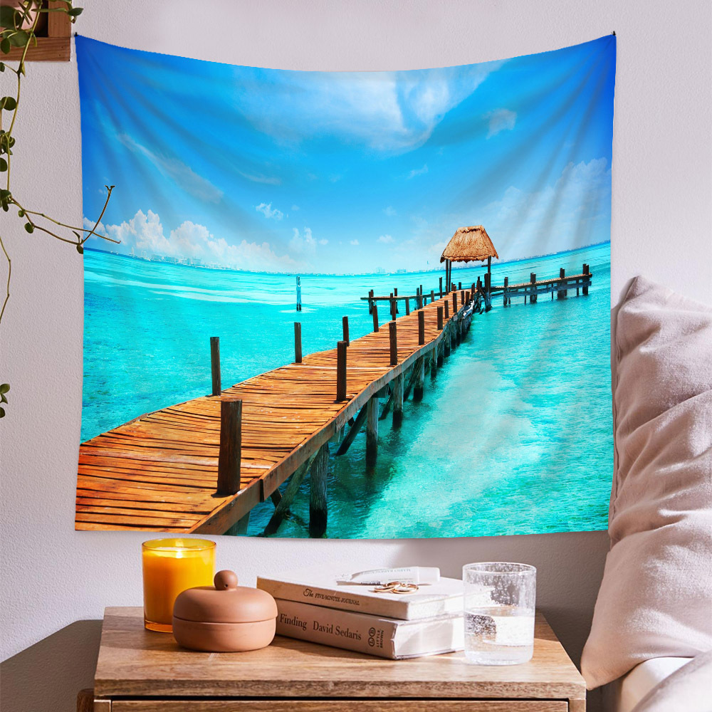 Bohemian Scenery Painting Wall Decoration Cloth Tapestry Wholesale Nihaojewelry display picture 62