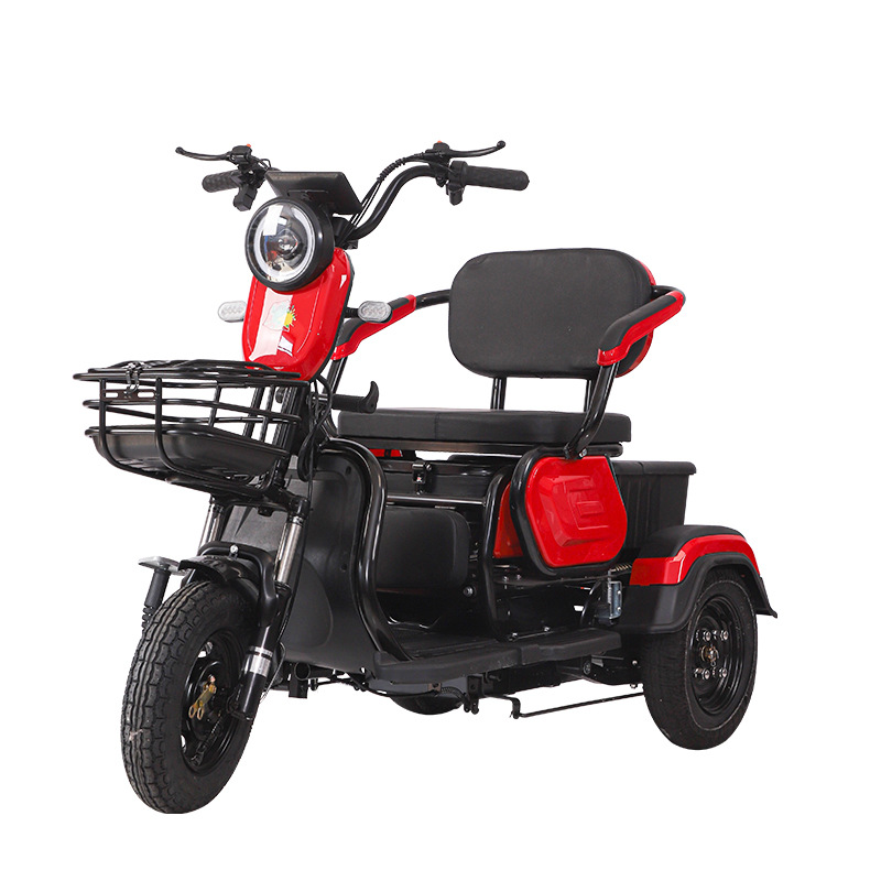 Nuevo triciclo eléctrico para hombres y mujeres, pequeño scooter de baterías domésticas para personas mayores, transporte especial para niños