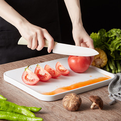 Cutting board household antibacterial and mildew-proof thickened kitchen plastic cutting board fruit chopping board sticky board chopping board knife board occupying board
