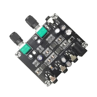 HiFi 2Way 2CH 2 in 2 out stereo audio signal mixer mixing board for reverb output