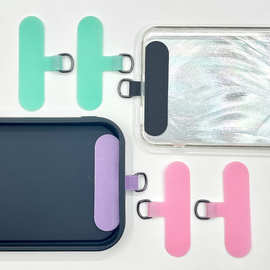 工厂现货批发手机壳挂绳防丢夹片手机垫片手机配件饰品固化布灵活