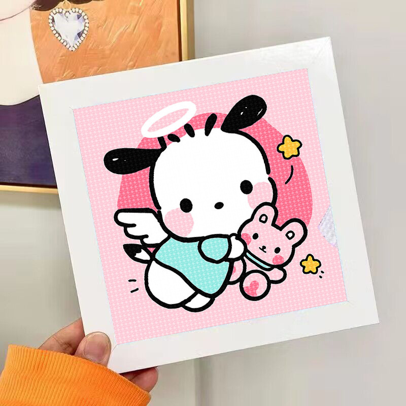 Nuevo dibujo de diamante infantil de labu diy pegatinas de diamante con marcos de fotos hechas a mano diy puzzle pegatinas de mampostería image 96