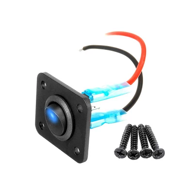 Yacht Modification Switch 12-24V Rv Waterproof Cat-Eye Switch 1/2/3/4/5/6 Gang Car Modification Multi-Function (Other Car Modifications) - 1-bit