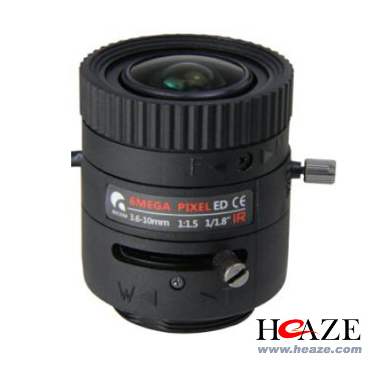 HV03610D.IR-S(6MP) RICOM 1/1.8 3.6-17mm 600万像素镜头