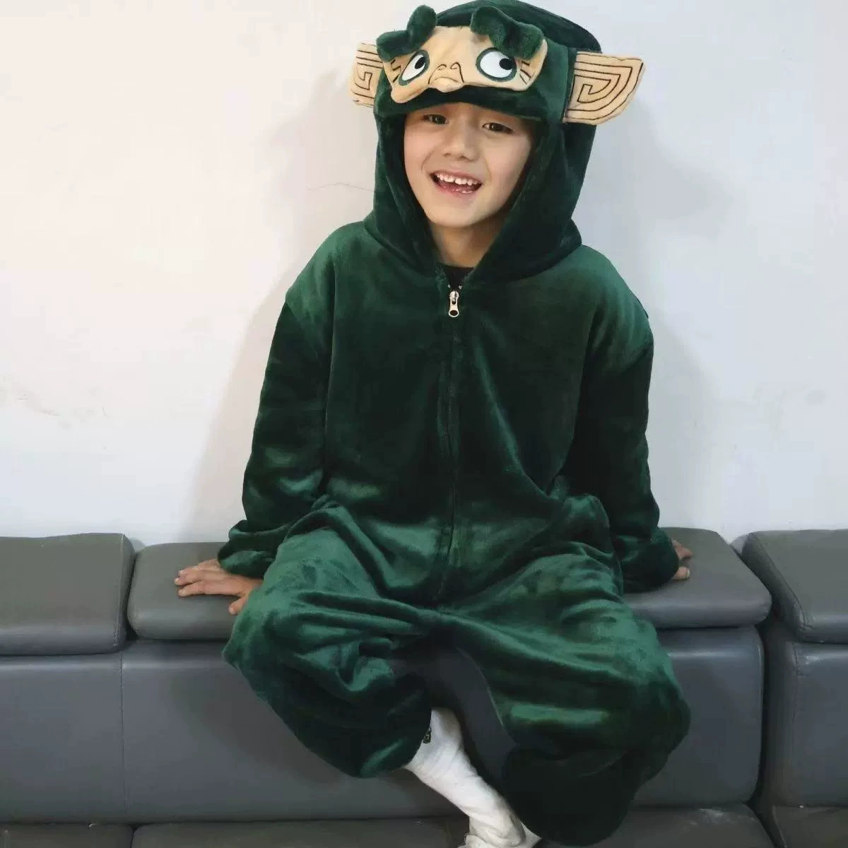 Осенне-зимние детские цельные пижамы Jiegu Beast Nezha Ao Bing, милые фланелевые цельные пижамы с рисунком животных для мужчин и женщин, домашняя одежда