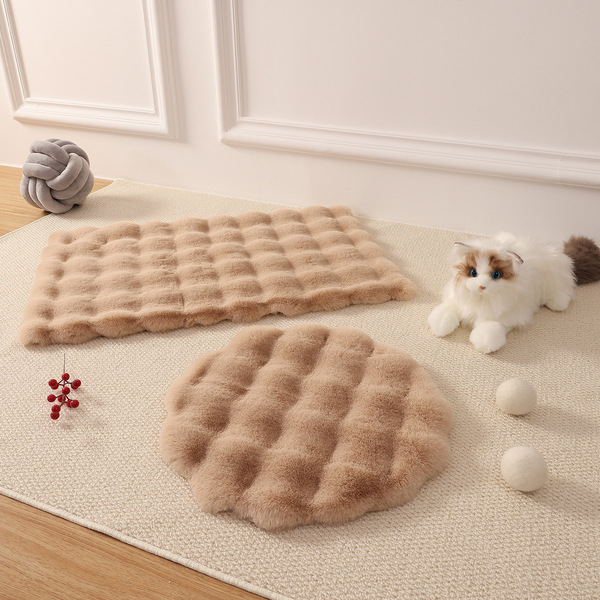 Cat Mat Winter Warm Cat Nest Mat Thickeneded Pet Dog Sleeping Mat Winter Plush Floor Mat Blanket Cat Nest Cat Mat