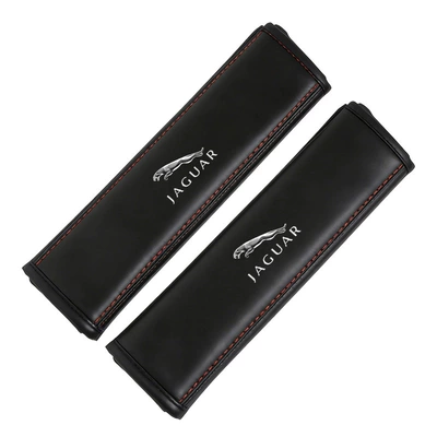 Seat belt shoulder pad, Safety Belt Protector Anti-Neck Strangulation - double-line-shoulder-pads-jaguar