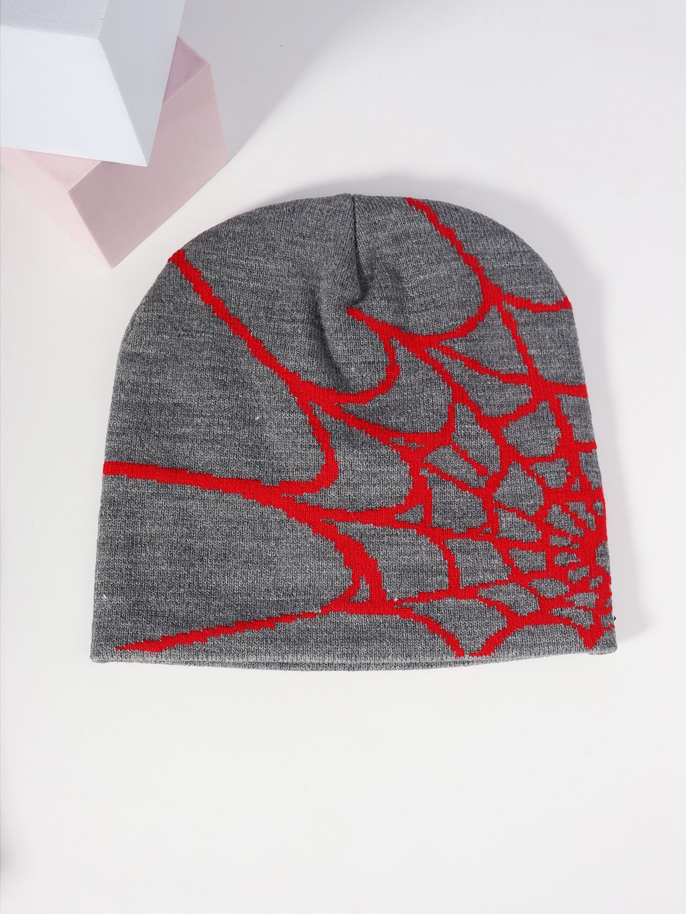 New Hot Selling Pullover Hat, Hot Selling Spider Web Jacquard Knitted Hat in Europe and America, Men's and Women's Warm Hat, Cold Hat, Winter Hat_voghion.com