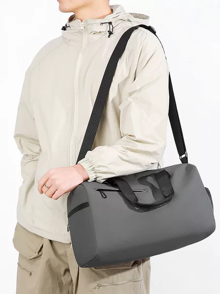 Short-Distance Travel Bag, Lightweight Luggage Handbag, Gym Bag, Men's Wet and Dry Separation Swimming Shoulder Bag, Sports Crossbody Bag