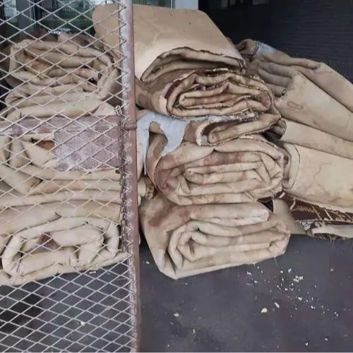 酒店二手地毯处理 可用于地面保护，包装，路面养护 工程地面毛毯