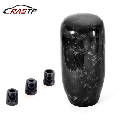 Cross-Border Unregulated Forged Carbon Fiber Gear Shift Knob Manual Transmission Shift Handle Stick Head Car Modification Accessories (Cab and accessories) - sfn091-mid-length-style