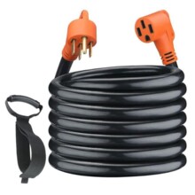 14-50P轉14-50R美標電源線50A帶手柄插頭EV/RV電源美規15米延長線