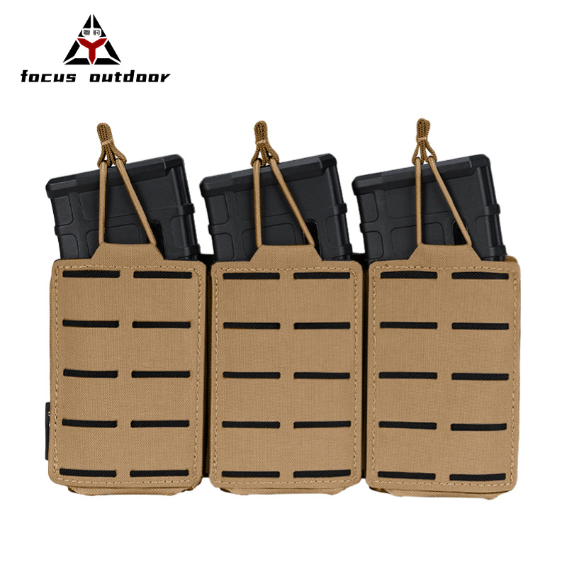 Paquete de accesorios para deportes transfronterizos al aire libre, paquete de accesorios de cargador triple para fanáticos militares, paquete táctico de montaje multifuncional al por mayor