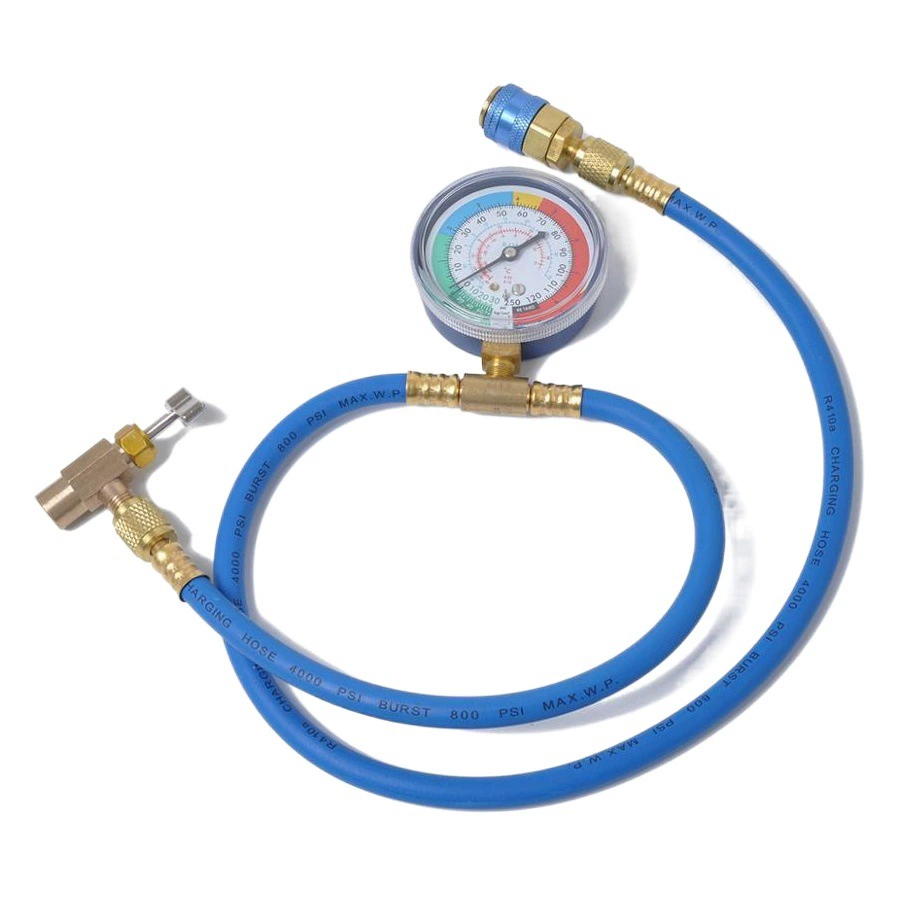 R134A заполняющий манометр заправочная труба инструмент манометр хладагента автомобильный Кондиционер фторонаторная труба добавка фторирования труба фторирования