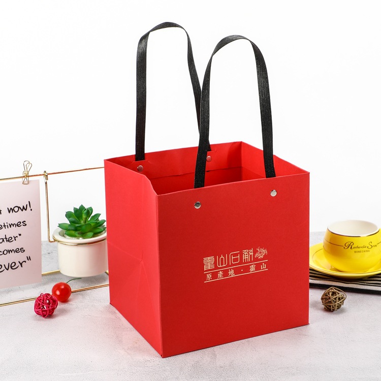 手提袋纸袋批发礼品包装袋可印logo化妆品包装袋