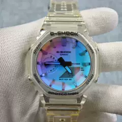 Kasiwa Casioak Hachioji Stainless Steel Strap GM-2100 Trendy Waterproof Student Watch with Gift Box