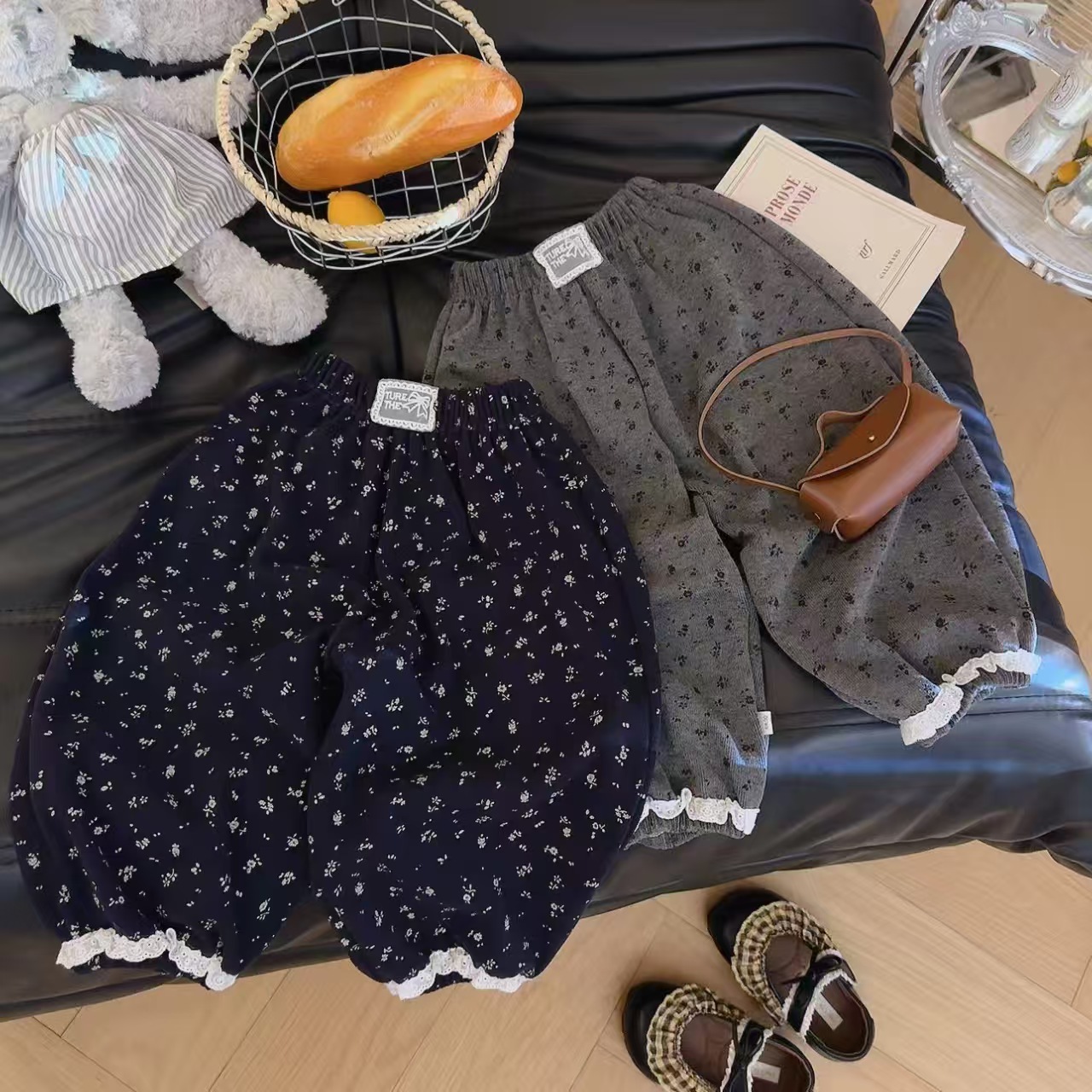 25新款校园神裤花边打底裤秋冬季洋气韩系长裤保暖百搭裤子