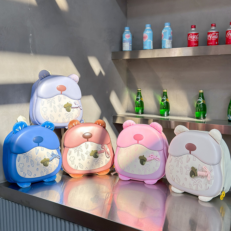Sound Bear Kindergarten Mochila Mochila Dibujos animados Cute de gran capacidad Protector de columna Reducción de carga Mochila para niños Mochila Fabricante