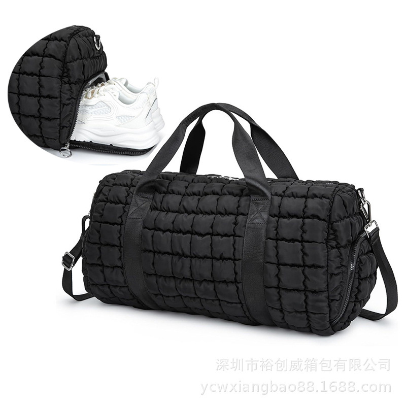 Amazon Women's Fitness Bag Women's Premium Customized Gym Dry and Wet Separation Portable Travel Fitness Training Bag