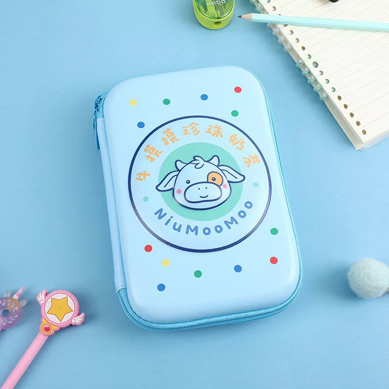 Caja de papelería 3D de dibujos animados de gran capacidad EVA lápiz caso niños lápiz caso multifuncional de múltiples capas de papelería al por mayor