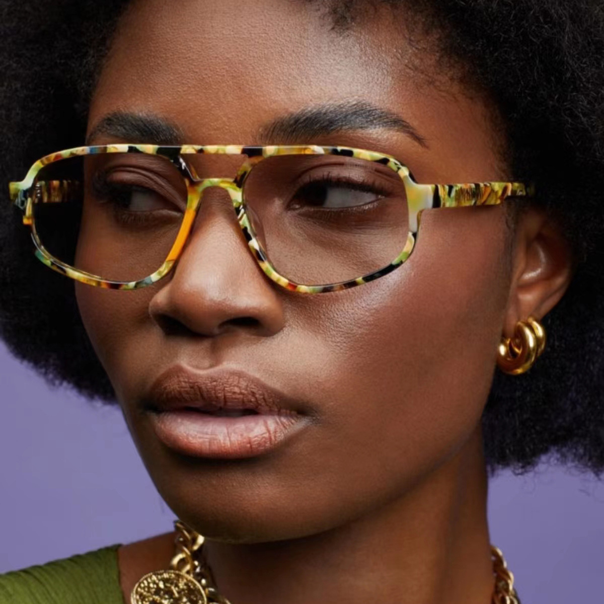 Rétro Géométrique Femmes De Lunettes De Soleil display picture 3