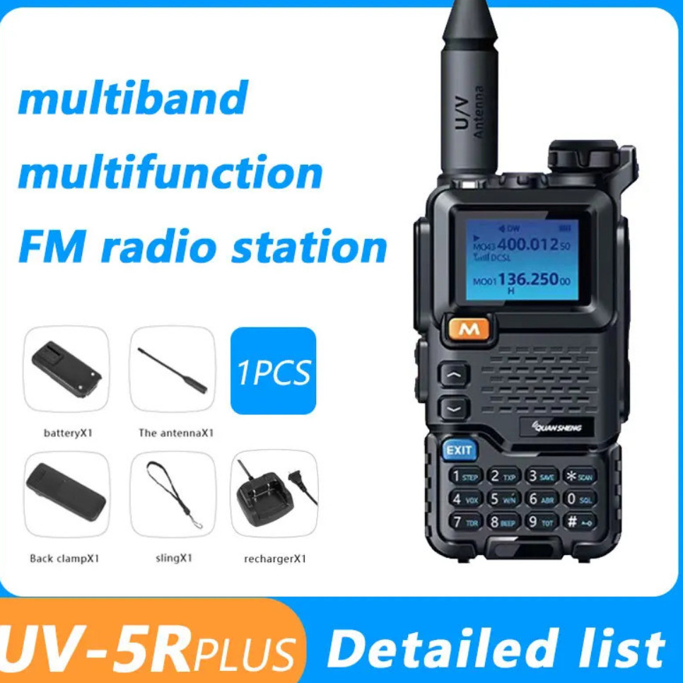 Quansheng UV-5RPLUS serie uv-k5 walkie-talkie de doble segmento al aire libre civil handstand de alta potencia Comercio exterior suministro exclusivo