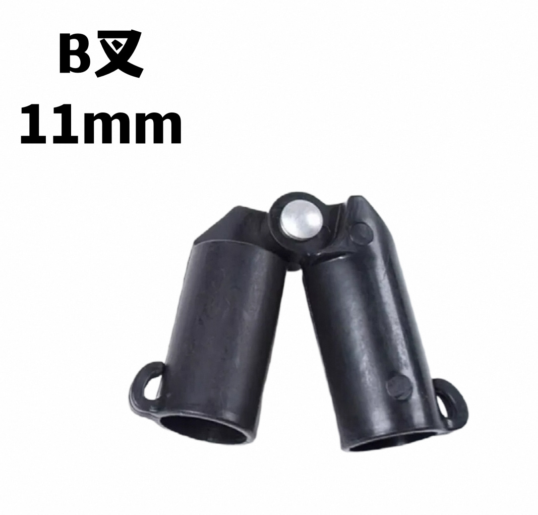 Conector de la hebilla de la siembra de hortalizas y flores de efecto invernadero tubo redondo de ratán escalada de plástico recubierto tubo de acero accesorios de jardinería