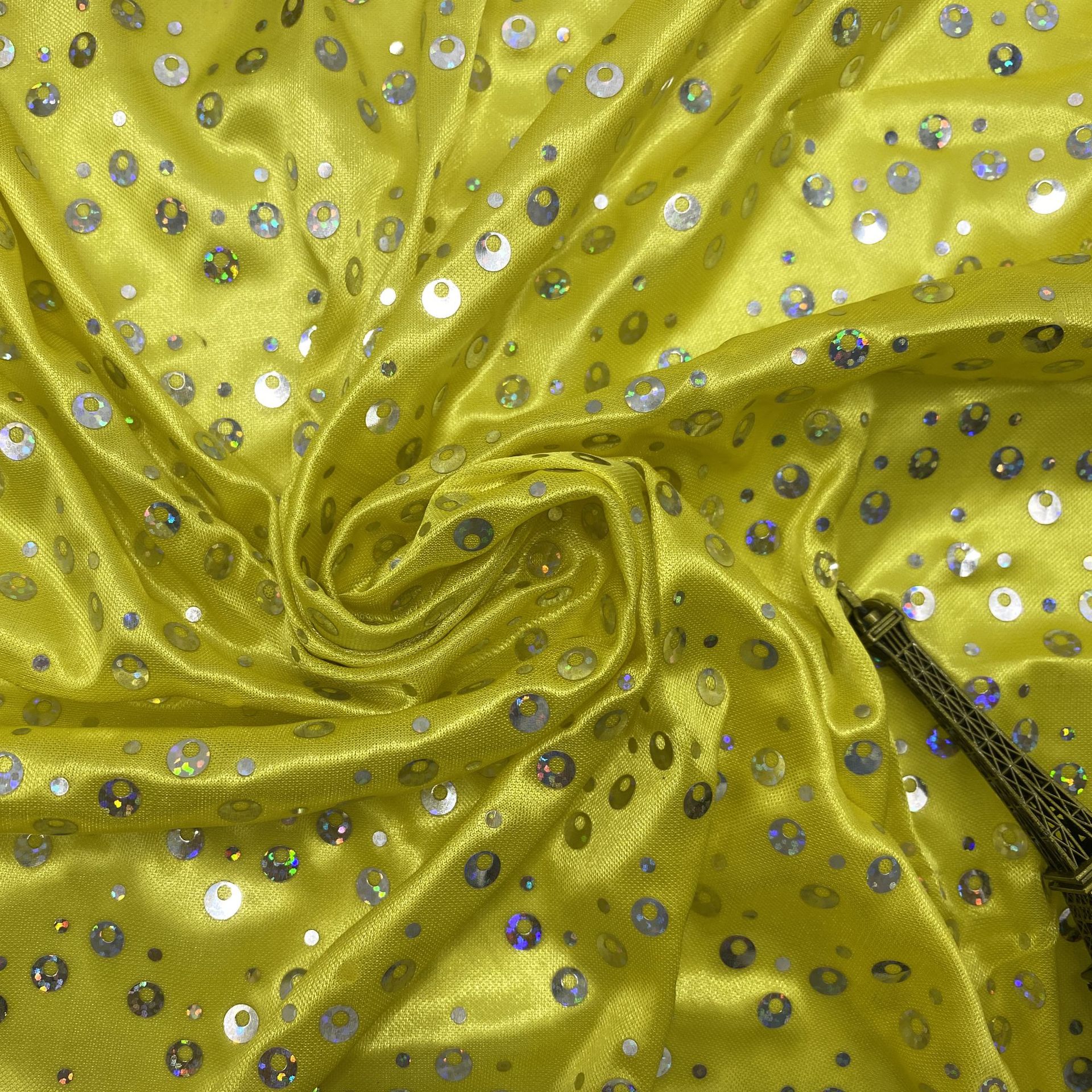 针织鱼眼冲片布 舞台服饰布工艺礼品玩具布 万圣节服饰布