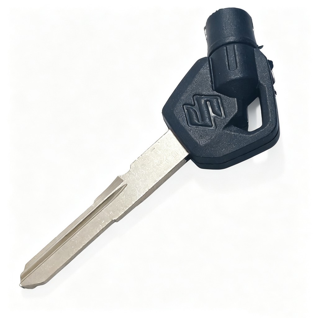 Round Head with Magnet, Dual Suzuki Motorcycle/Scooter Spare Key Blank, Copper Material【1031】