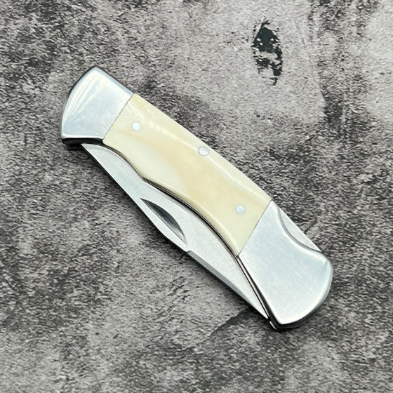 Explosive Folding Knife Mini Portable Pocket Tactical Wilderness Survival Bone Handle Knife Classic Portable Sharp Fruit Knife