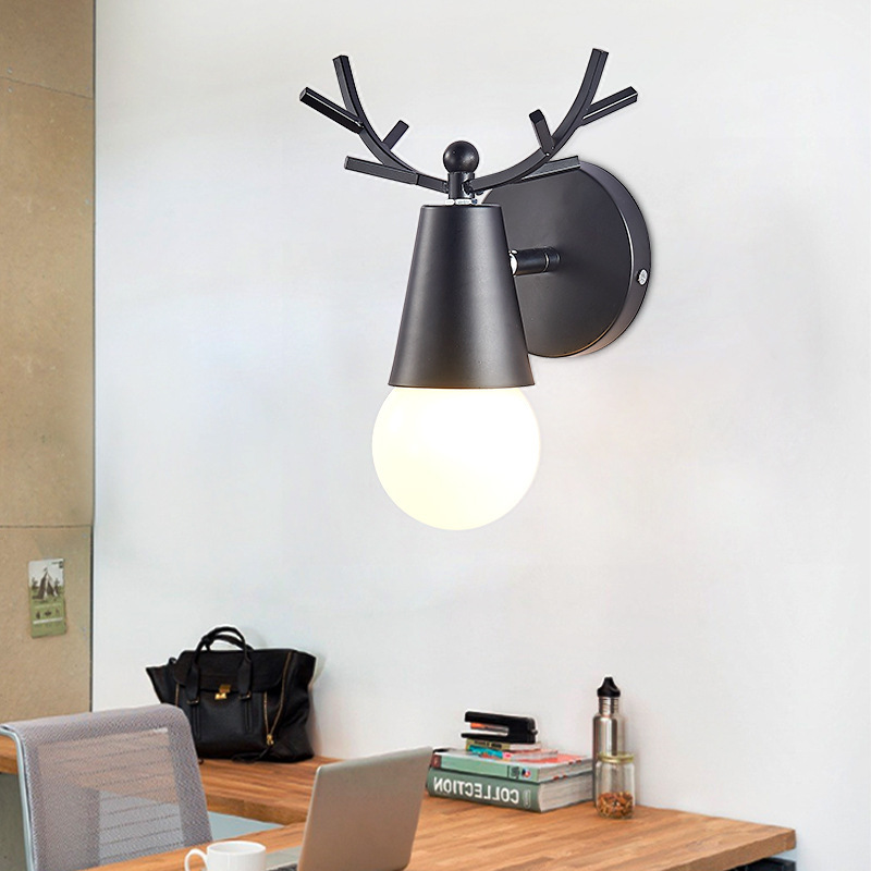 Nordic Mirror Front Light Led Creative Antler Wall Lamp Bathroom Toilet Mirror Cabinet Lamp Vanity Dressing Lamp Wall Lamp