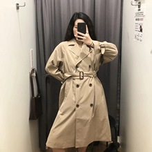 2020秋季新品 女装经典时尚 休闲风衣 432175