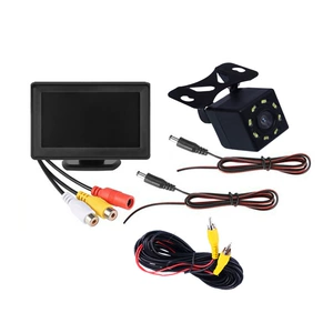 4.3 düymlük Masaüstü LCD Ekran, İki Video Girişi və Geri Prioriteti ilə