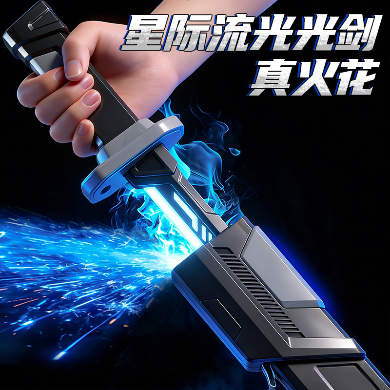 Spark Knife Laser Sword, Light Saber, Black Technology Glowing Sword, Flame Knife, Children's Toy for Boys Spark Knife Laser Sword, Light Saber, Black Technology Glowing Sword, Flame Knife, Children's Toy for Boys