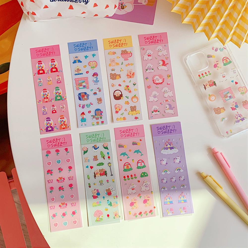 Cute Sheep Stickers Cartoon Stickers Diy Mobile Phone Decoration Stickers Diary Stickers display picture 5