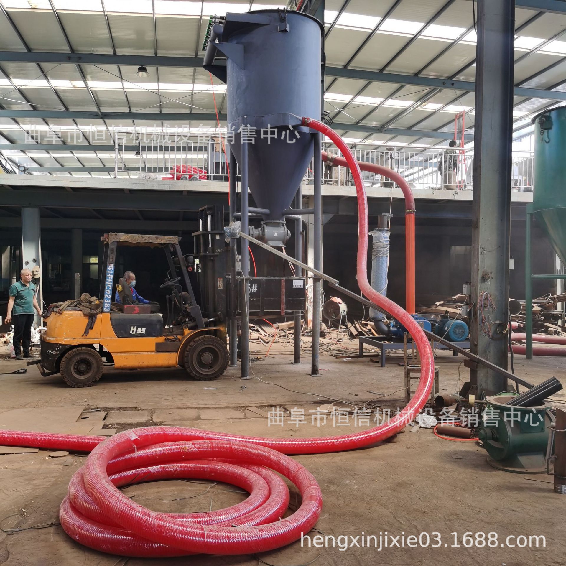 临沂电厂清灰负压吸灰机 无扬尘建筑粉料气力抽灰机zcjb 恒信直供