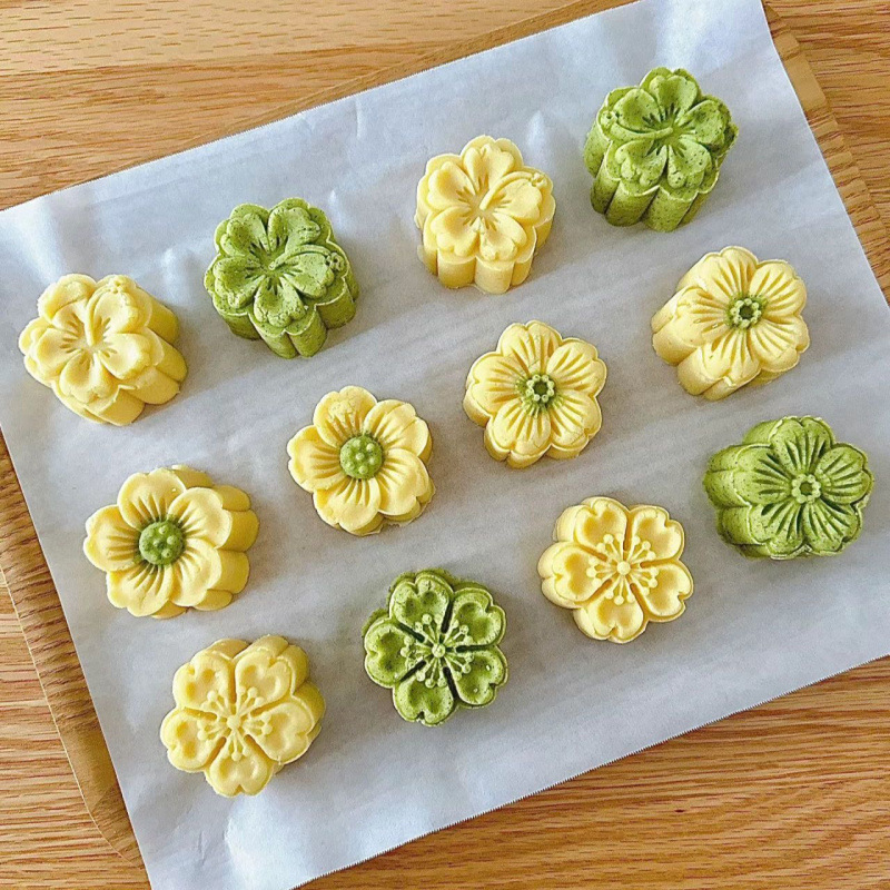 클래식 녹두 케이크 [전통 수공예품] - 가볍게 먹어보세요