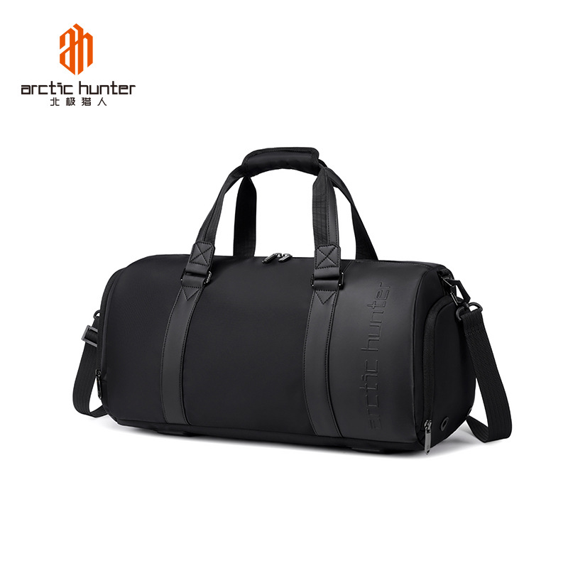 Nylon waterproof travel bag wet and dry separation