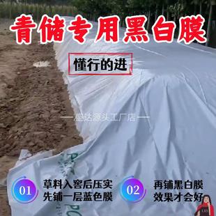 Black and White Silage Pit, Silage Cellar, Hay Storage Membrane, Feed Storage, Cattle Grazing, Plastic Storage, Plastic Sheet, Silage Cover