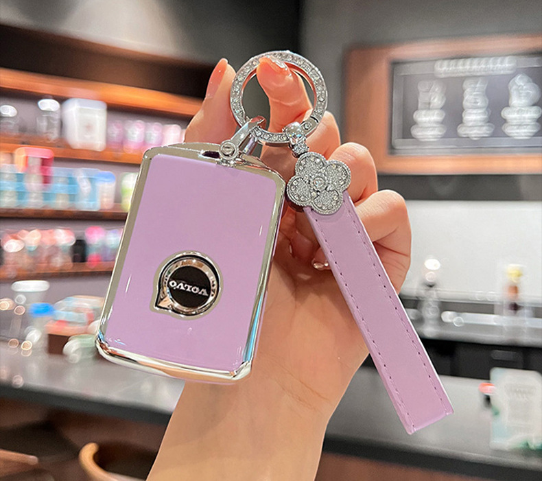 Special Volvo Key Cover for Xc60, Xc40, S90, S60, Xc90, V60, V90 High-End Car Key Case for Men and Women